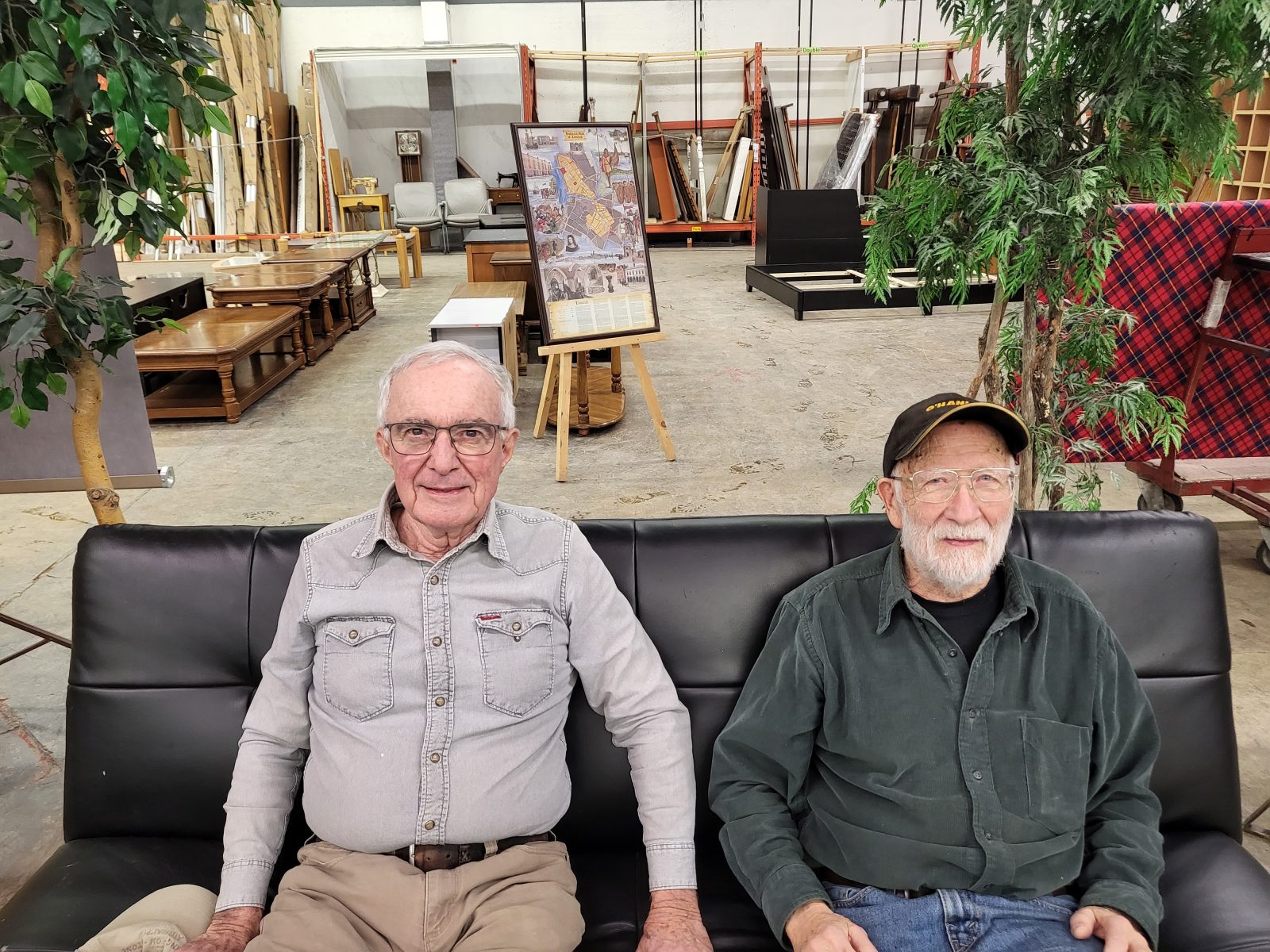 Pictured: ReStore volunteers Ted (left) and Bill (right)