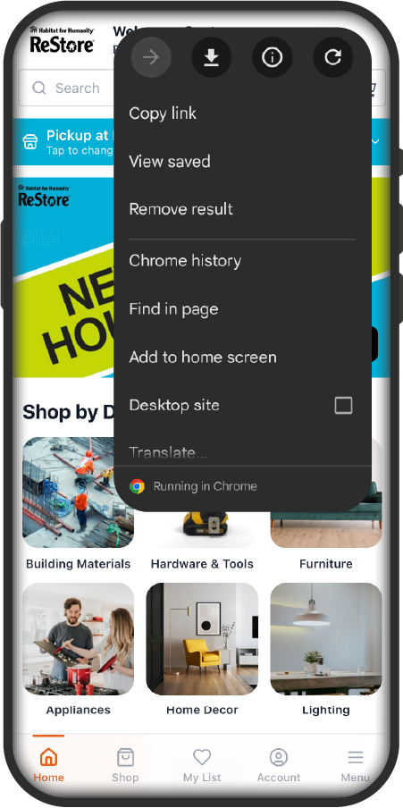 Add to Home