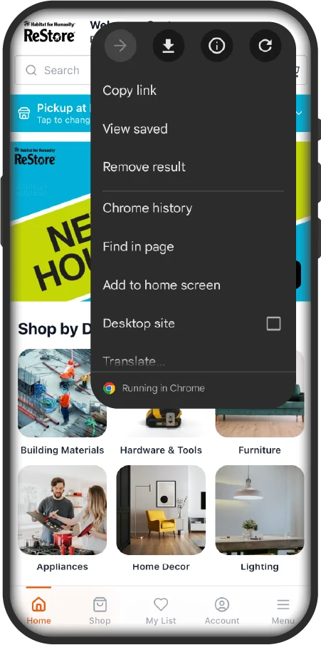 Add to Home